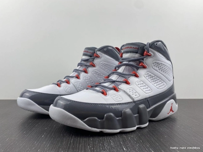 Rep Husky Jordan 9 Air Red CT8019-162 Fire 0626